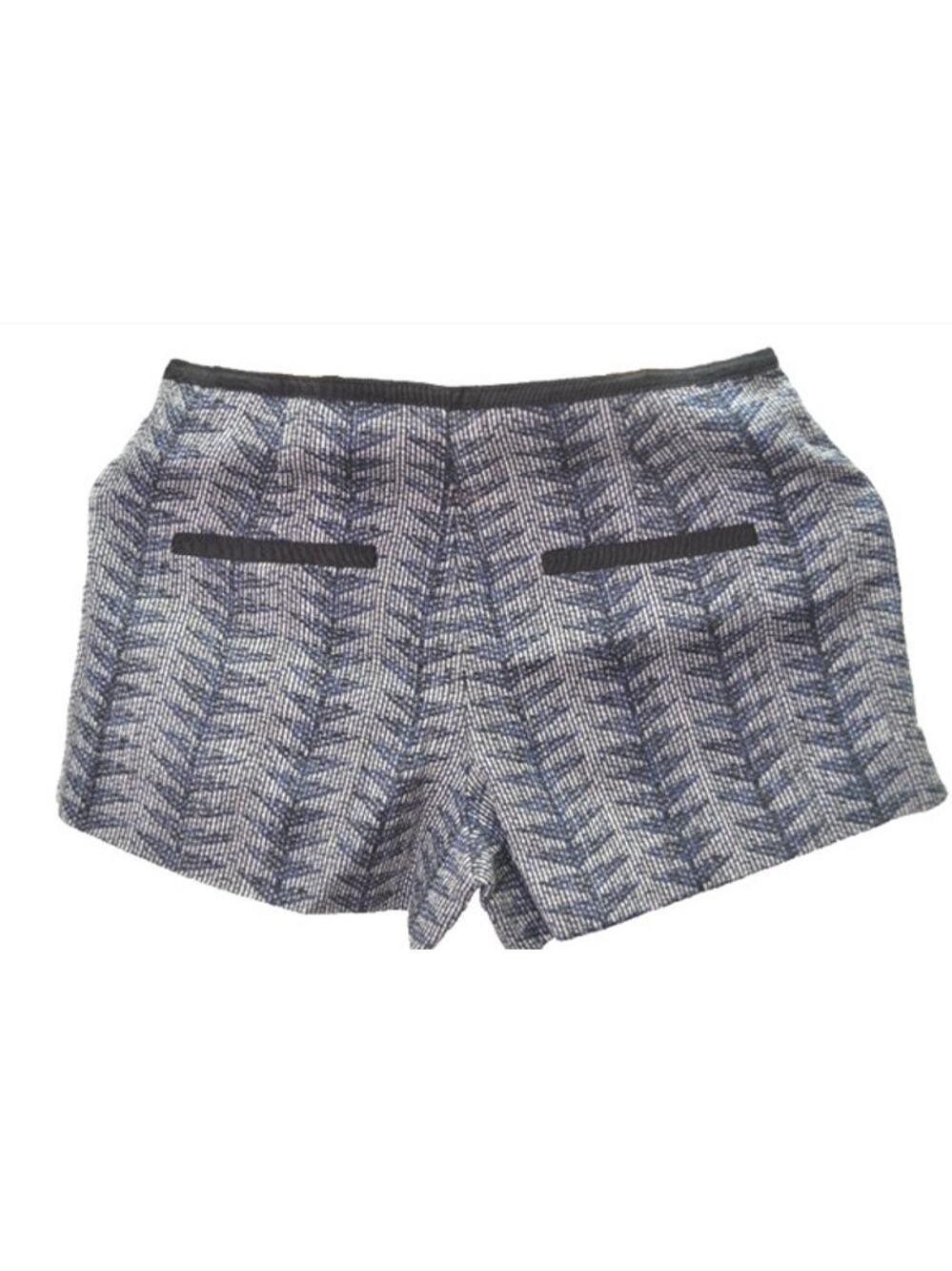 RACHEL BY RACHEL ROY Textured Twilight Dress Shorts, Navy, Size 2